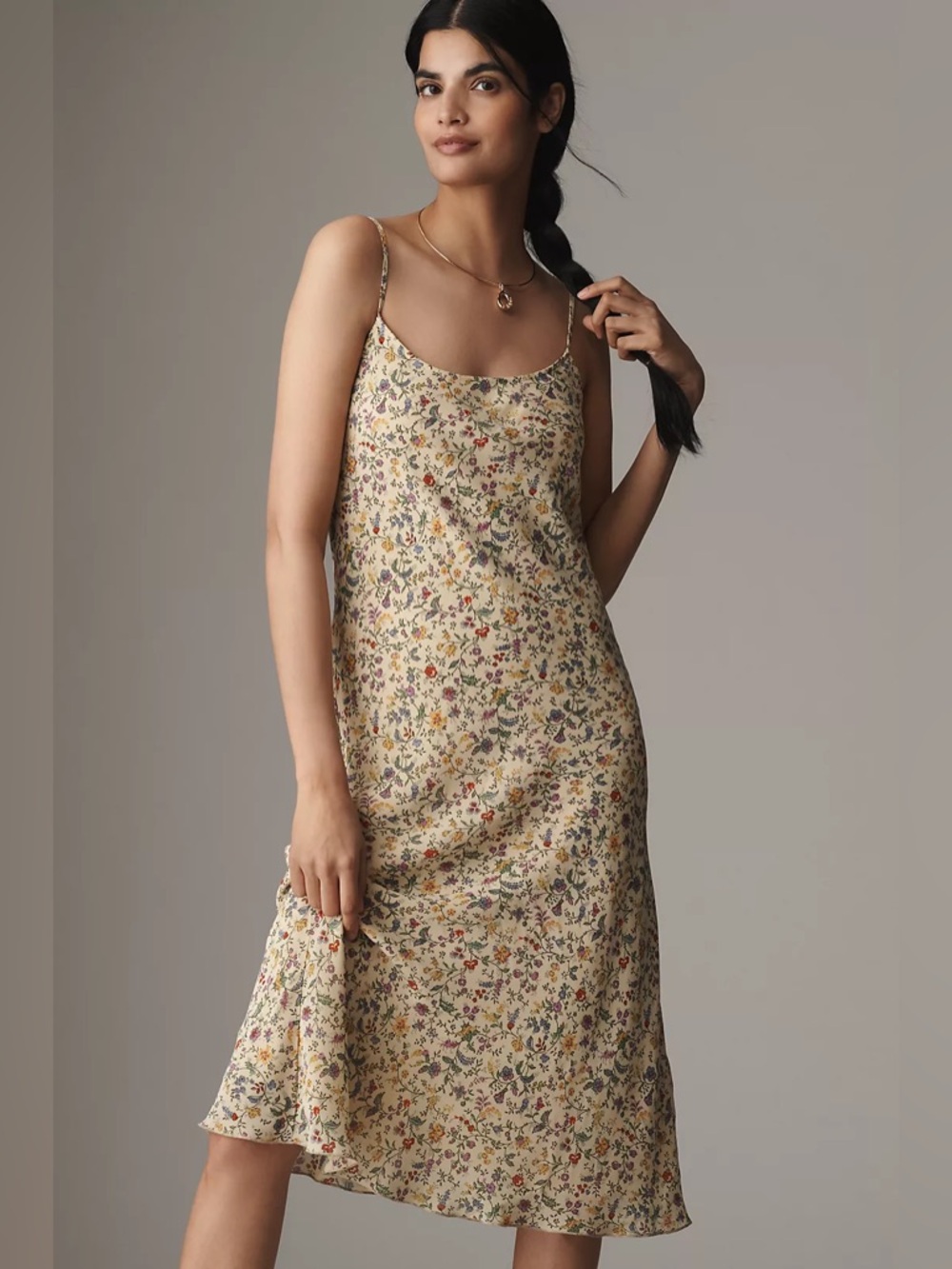 REFORMATION EMERICK SLEEVELESS MIDI DRESS